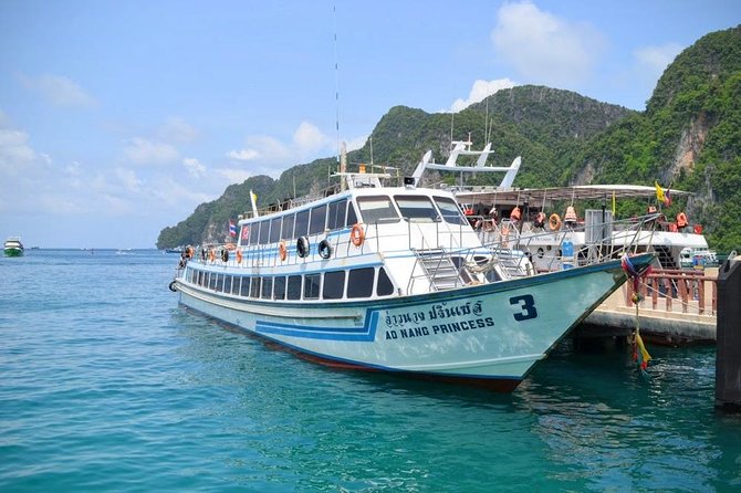 Ao Nang to Koh Phi Phi by Ao Nang Princess Ferry - Arriving at Ton Sai Pier on Koh Phi Phi Don