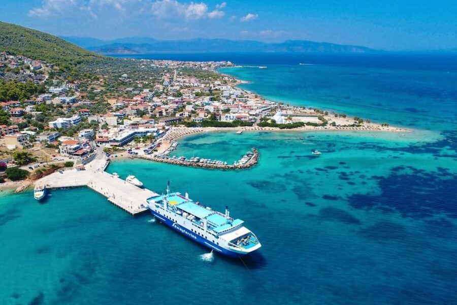 Athens: Ferry Boat Ticket to/from Agistri Island - Boarding a spacious ferry for the 95-minute crossing
