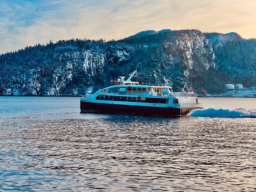 Bergen: Sightseeing Walking Tour with Ferry Ride - The 30-minute ferry ride changes the scale
