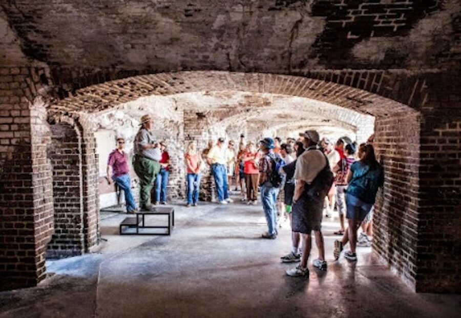 Charleston: Fort Sumter Entry Ticket with Roundtrip Ferry - The 30-minute cruise across Charleston Harbor