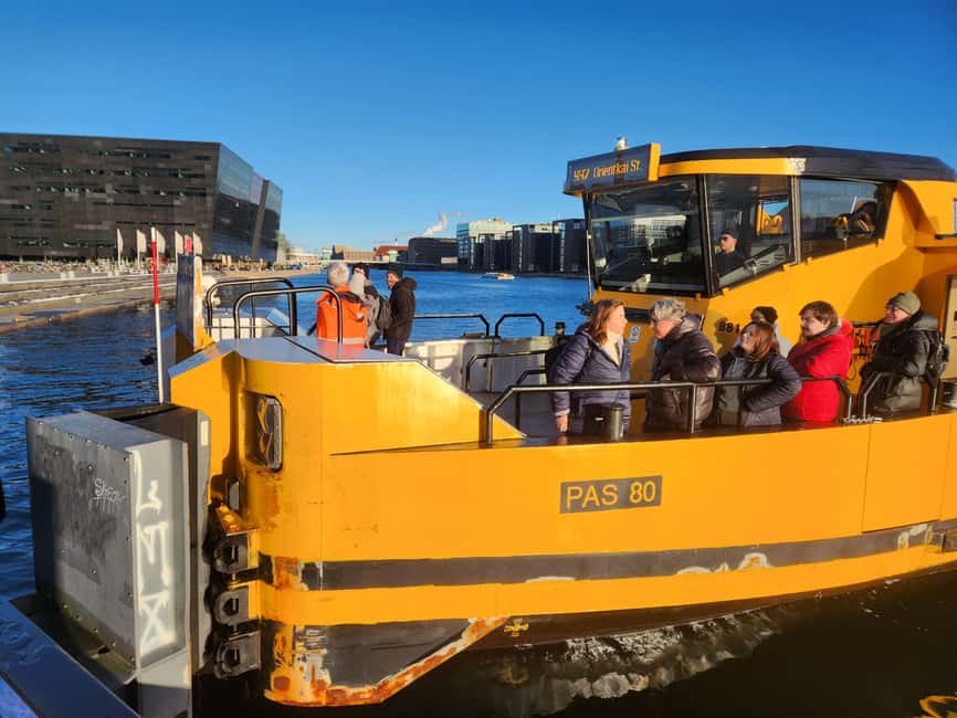 Copenhagen Combo: Walking Tour, Harbor Ferry & Royal Guards - The 25-minute electric ferry ride