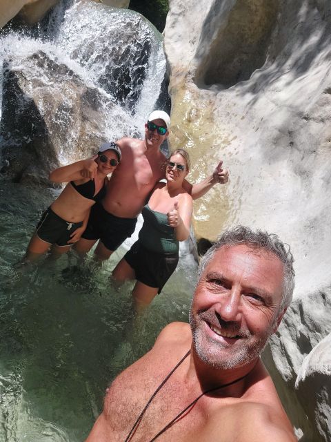 Corfu: River Trekking in the Greek mainland with Ferry Trip - Cold water, clear pools, and canyon walls