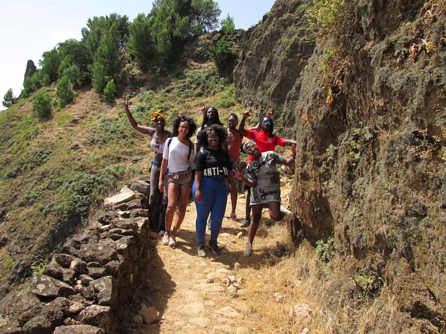 Cova–Paúl Valley Trek: Santo Antão Day Trip by Ferry - Reaching Cova de Paúl by mountain road
