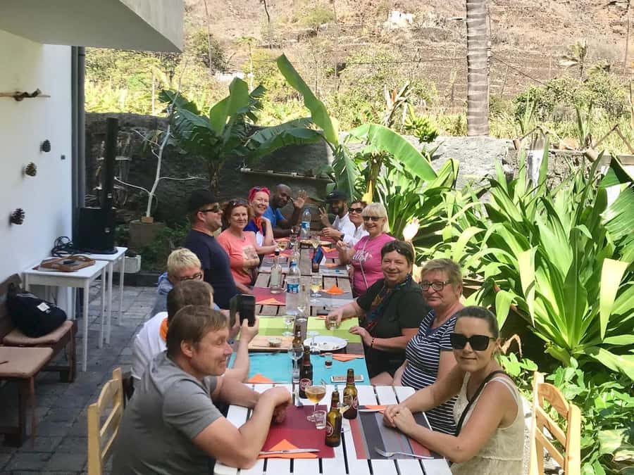 Cova–Paúl Valley Trek: Santo Antão Day Trip by Ferry - Lunch in Ribeira Grande: local food with a cash-only detail