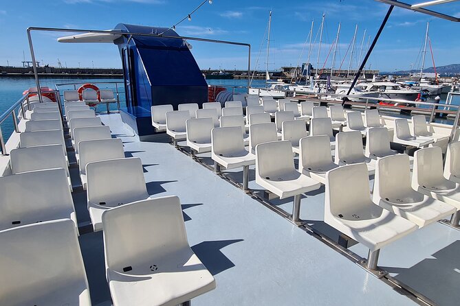 Ferry from Cambrils to Salou round trip - The ride itself: close coastline views, simple seating, and a restroom