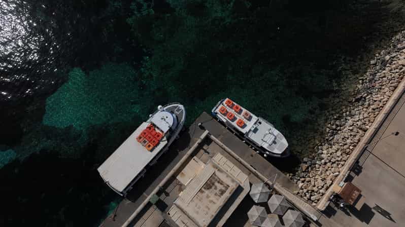 Ferry service to Blue Lagoon (opt. stop in Gozo)& Caves trip - The 25-Minute Ride to Comino