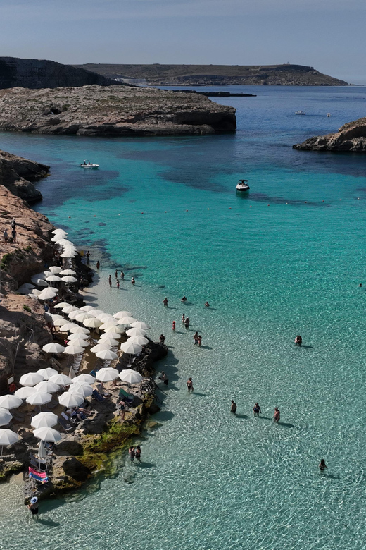 Ferry service to Blue Lagoon (opt. stop in Gozo)& Caves trip - Time at the Blue Lagoon