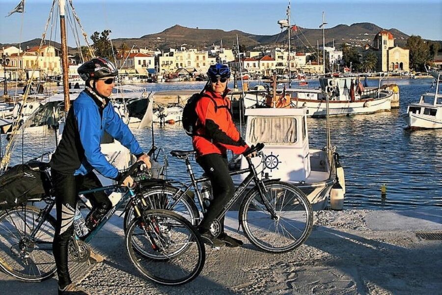 From Athens: Aegina Island E-Bike Tour with Ferry Tickets - Aegina’s roads, farms, and coastal views