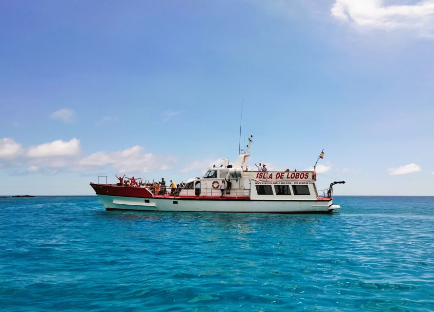 From Caleta de Fuste: Return Bus and Ferry to Lobos Island - The 15-minute ferry crossing to Lobos
