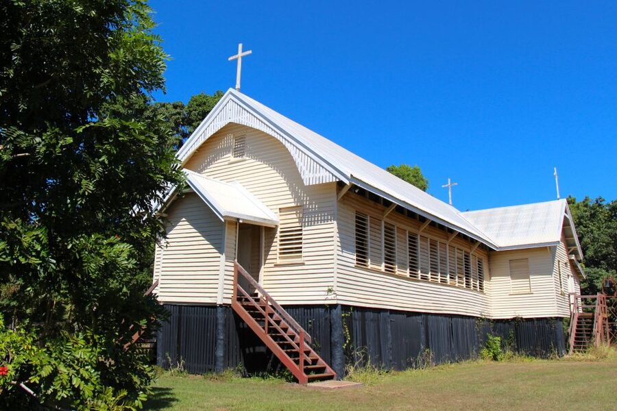 From Darwin: Tiwi By Design Tour by Ferry - The mission precinct and Patakijiyali Museum