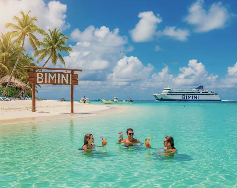 From Miami: Bimini or Grand Bahama Day Trip by Ferry - Starting at Port Everglades before sunrise