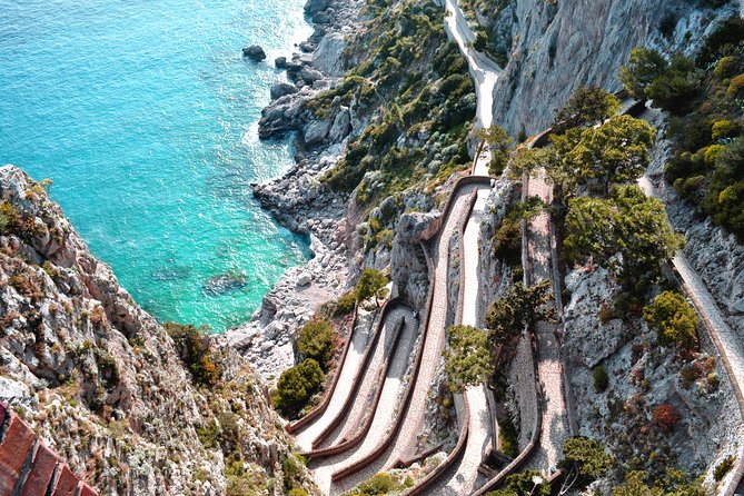 From Naples: Capri and Anacapri Small Group Tour + Ferry - San Michele Church and its tiled floor