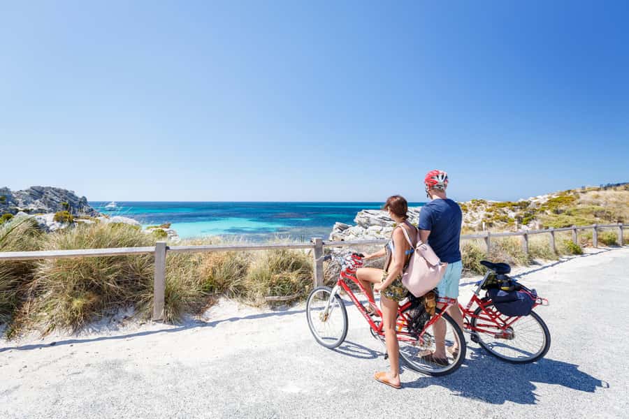 From Perth: Rottnest Island Ferry & Bike Trip - Leaving Perth by ferry and Swan River