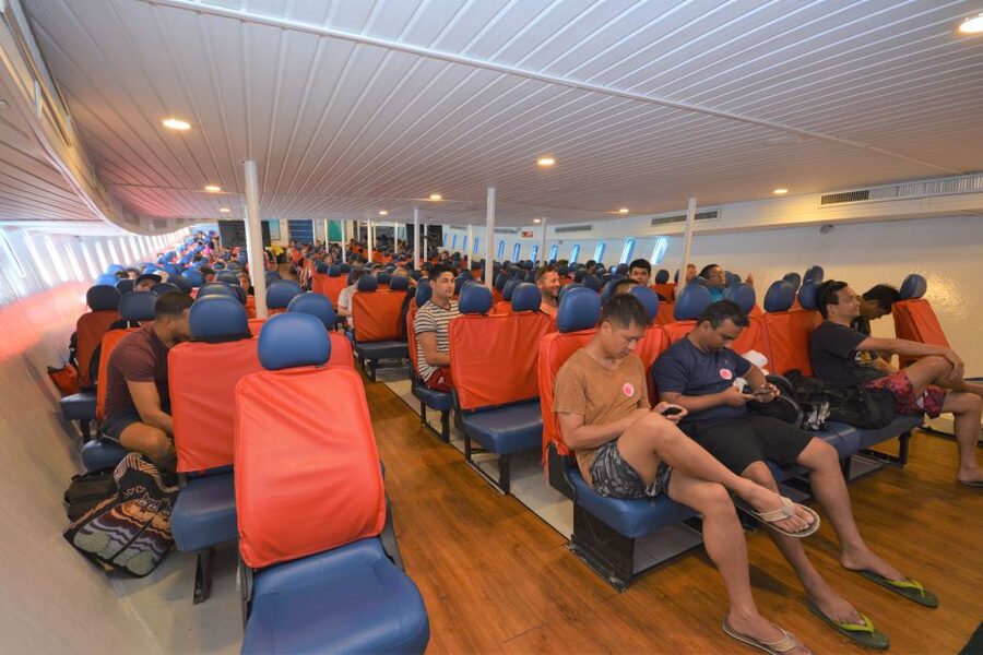 From Phuket: Snorkeling Ferry Cruise to Phi Phi Islands - Buffet lunch beside the sea