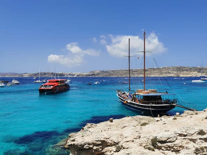 From Sliema or Bugibba: Comino Blue Lagoon Round Trip Ferry - The Ride Along Malta’s Northeast Coast