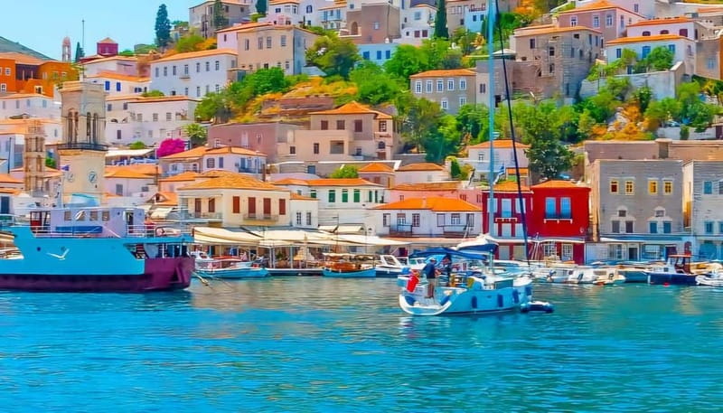 Hydra Island Trip from Athens with Ferry Tickets Included - First steps into Hydra’s harbor town