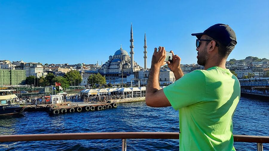 Istanbul: Asian Side Walking Tour with Ferry Ride - Antique Street, umbrella street, and the bar district