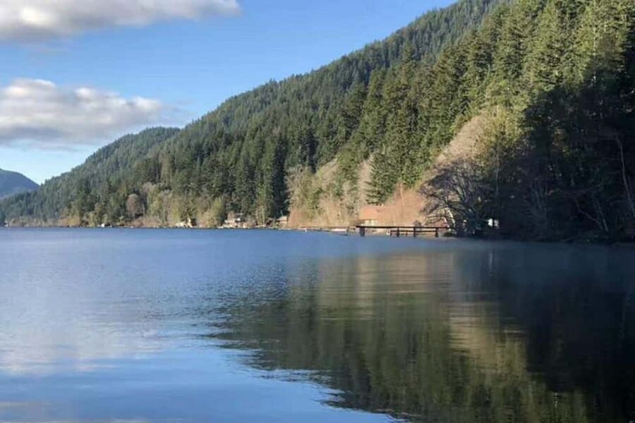 Olympic National Park Small Group Day Tour w/ State Ferries - Crossing Hood Canal by floating bridge