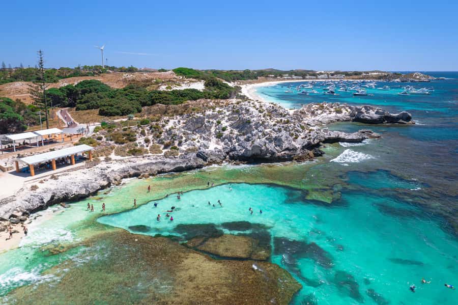 Perth: Rottnest Island Ferry, Bike, Coffee & Lobster Roll - Hillarys Boat Harbour and the ferry crossing