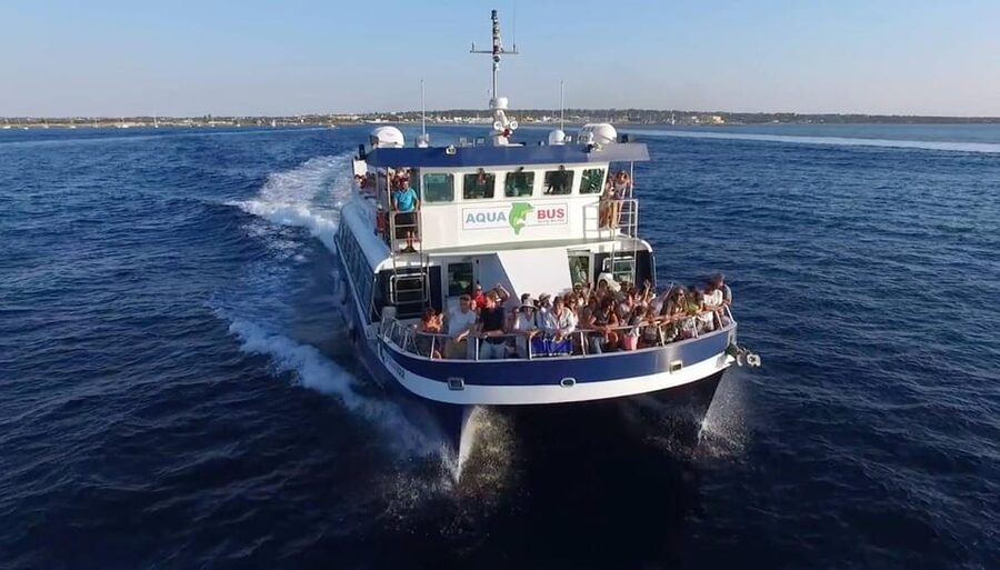 Playa d'en Bossa/Figueretes: Roundtrip Ferry to Formentera - Arriving at La Savina and choosing your transport