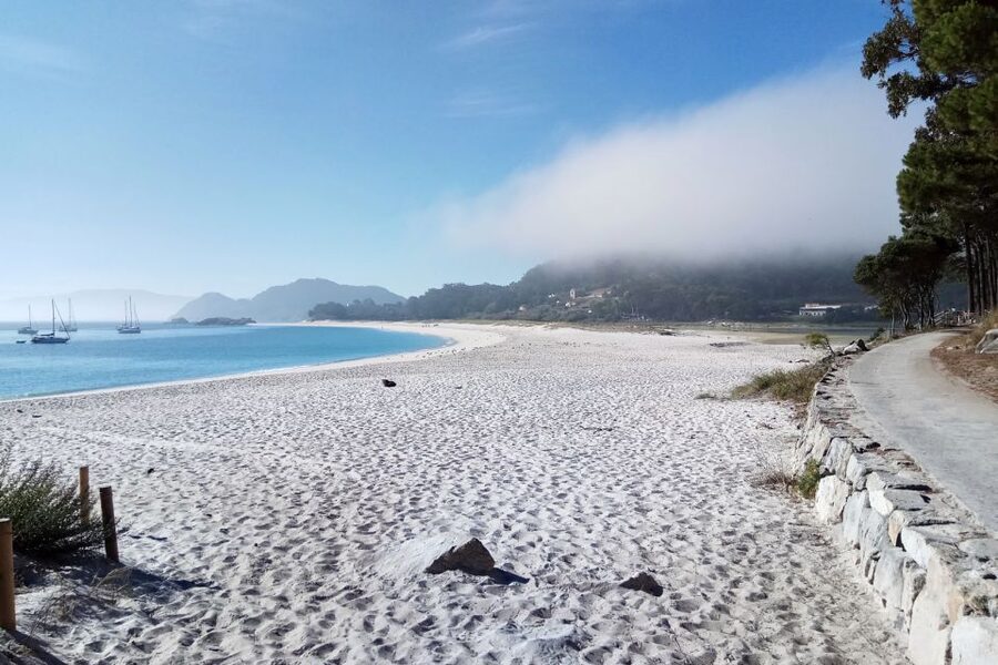 Portonovo: Ferry to Cies Islands & Rodas Beach - The boat ride when the sea is calm