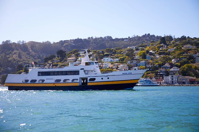 Sausalito Ferry from Pier 41, San Francisco - What you see from the water