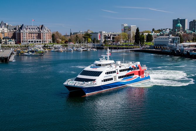 Seattle, WA to Victoria, BC High-Speed Passenger Ferry: ONE-WAY - Economy seating, Comfort Class, and what you really get