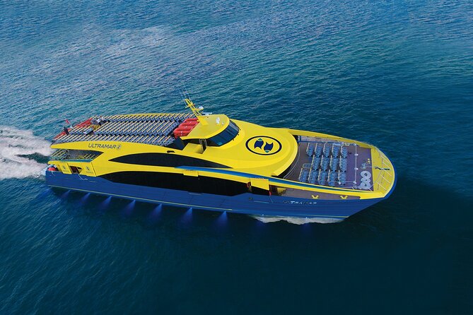 Ultramar Ferry, Regular round ticket, Playa del Carmen-Cozumel - The Playa del Carmen departure at Navega federal pier