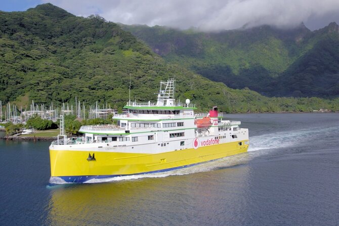 VIP Ferry crossing from Tahiti to Moorea - A Short Visit to the Ship’s Bridge